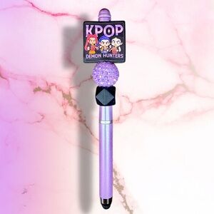 Kpop Demon Hunters Huntrx Eating Ramen Stylus & Pen